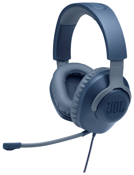 

Проводная гарнитура JBL Quantum, Jack 3.5mm, синий (JBLQUANTUM100BLU), Quantum