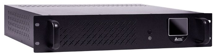ИБП SVC RTO-850-LCD, 850VA, 480W, EURO, розеток - 2, USB, черный (RTO-850-LCD)