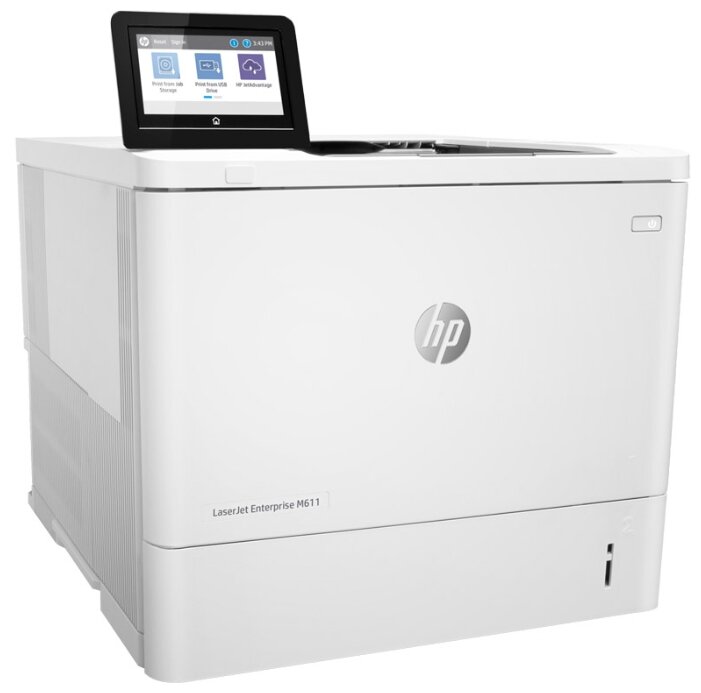 Принтер HP LaserJet Enterprise M611dn, A4, ч/б, сетевой, USB