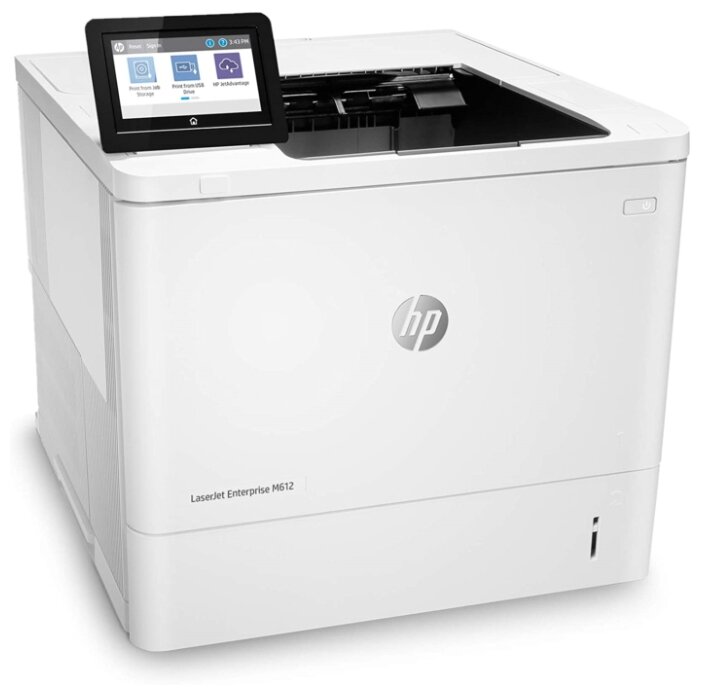 Принтер лазерный HP LaserJet Enterprise M612dn, A4, ч/б, 71стр/мин (A4 ч/б), 1200x1200dpi, дуплекс, сетевой, USB (7PS86A) - фото 1