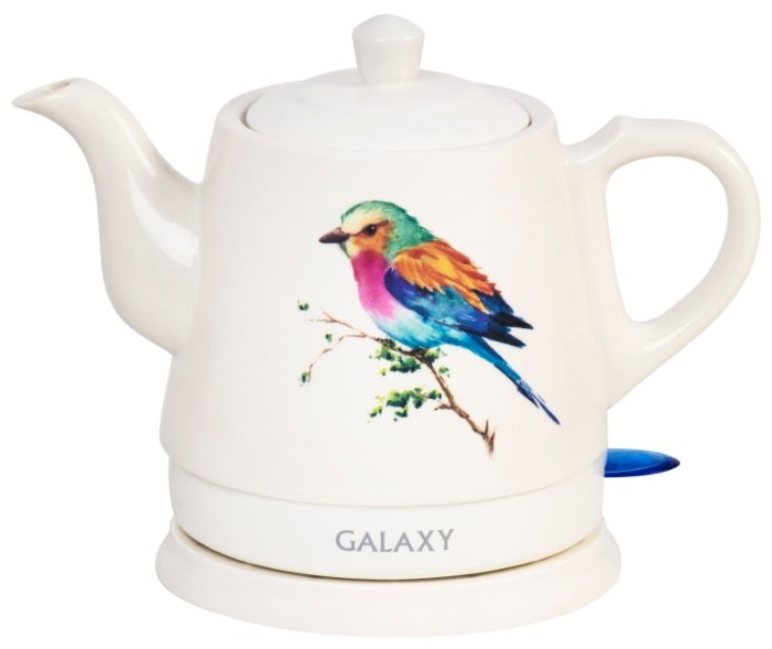 

Чайник GALAXY GL0501 1л. 1400Вт, керамика, белый (GL0501), GL0501