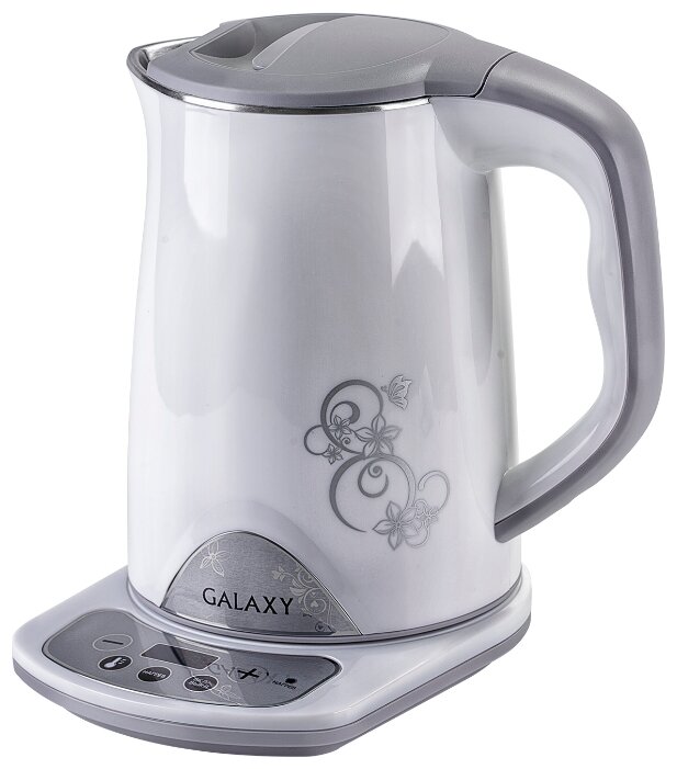 

Чайник GALAXY GL0340 1.5л. 1800Вт, закрытая спираль, сталь/пластик, белый (GL0340 WHITE), GL0340