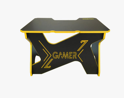 

Игровой стол Generic Comfort Gamer Mini/DS/NY, ЛДСП, черный/желтый, Gamer Mini/DS/NY