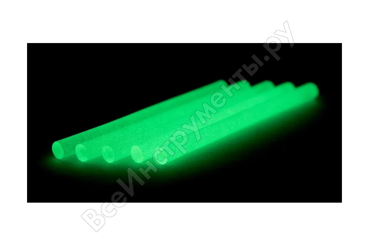 

Клеевые стержни REXANT 09-1260 1.13 см x 10 см, прозрачный светящийся, 12 шт., блистер (15906708)