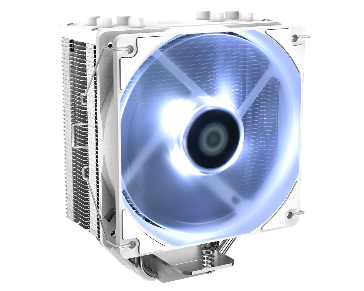 

Кулер для процессора ID-COOLING SE-224-XT WHITE для Socket/115x/1200/2011/2011-3/2066/AM4, 120мм, 1800rpm, 32.5 дБ, 180W, 4-pin PWM, Al, White LED (IDC_SE-224-XT WHITE), SE-224-XT WHITE