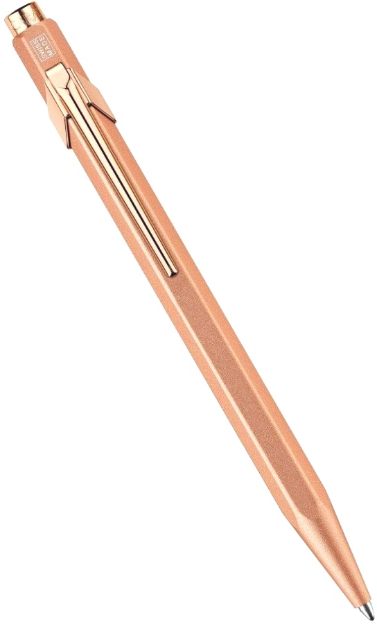 

Ручка шариковая автомат CARANDACHE Carandache Office Brute Rose, синий, Алюминий, подарочная упаковка (849.997), Carandache Office Brute Rose