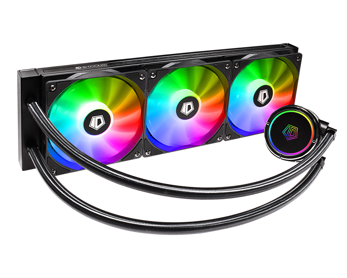 

Жидкостное охлаждение ID-COOLING ZOOMFLOW 360 X для Socket 115x/2066/2011/2011-3/1356/1366/AM4/AM3/AM3+/FM1/AM2+/FM2/FM2+, 350Вт, 3x120мм, RGB LED (IDC_ZOOMFLOW_360_X), ZOOMFLOW 360 X