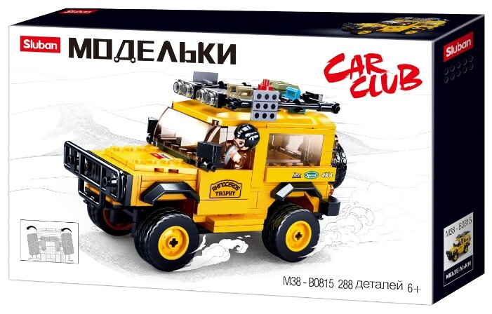 

Конструктор SLUBAN "Транспорт: Внедорожник сафари", деталей: 288 (M38-B0815), "Транспорт: Внедорожник сафари"