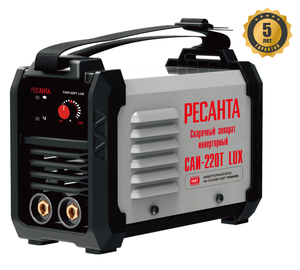 Сварочный аппарат Ресанта САИ-220Т LUX, MMA (10А-220А)