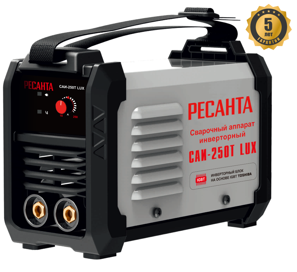 Сварочный аппарат Ресанта САИ-250Т LUX, MMA (10А-250А)