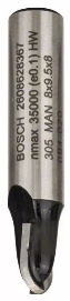 

Фреза концевая BOSCH Standard for Wood 2608628367, галтельная, ⌀ фрезы 8мм, ⌀ хвостовика 8мм (2608628367), 2608628367