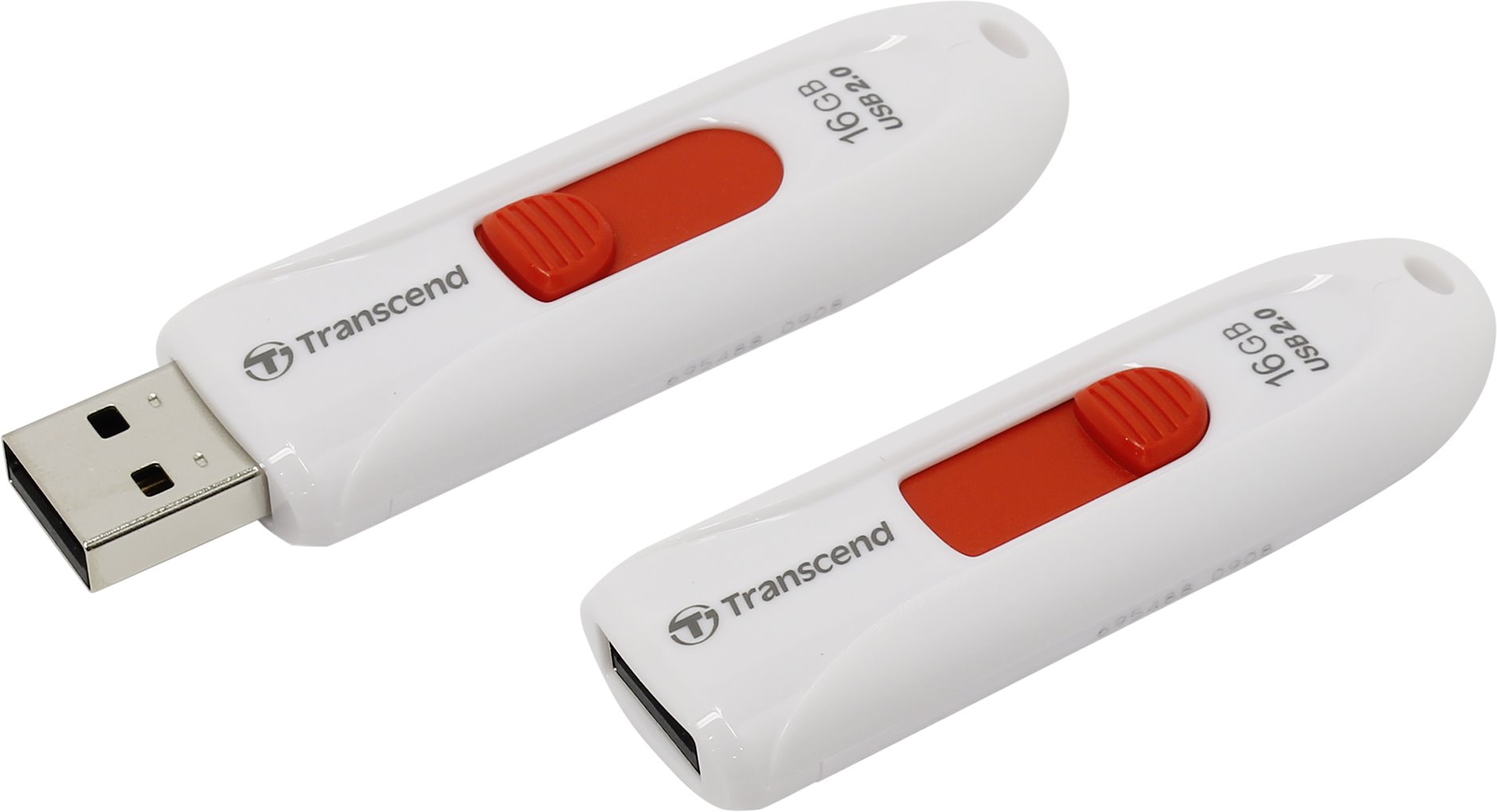 Флешка 16Gb USB 2.0 Transcend JetFlash 590, белый (TS16GJF590W)