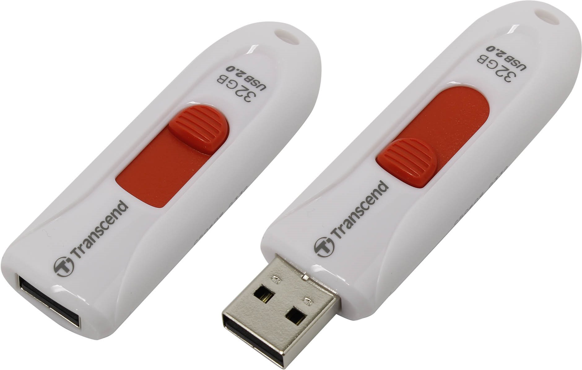 Флешка 32Gb USB 2.0 Transcend JetFlash 590, белый (TS32GJF590W)