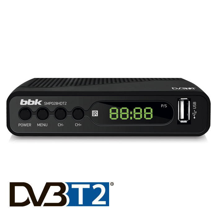 Приставка для цифрового ТВ BBK SMP028HDT2
