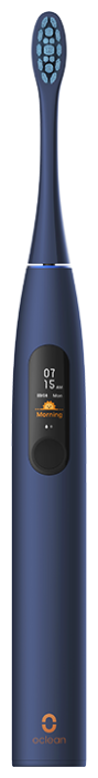 

Умная зубная щетка Oclean X Pro, 1-насадка, 4-режима, синий, X Pro