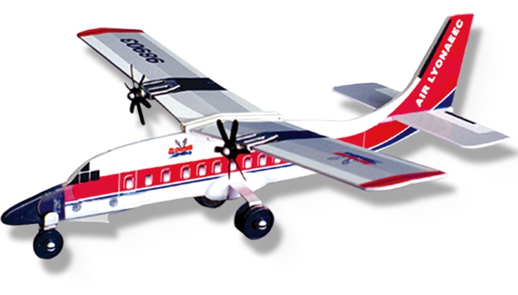 

Самолет LYONAEEC Glider E "Short 360 - 300", 28 см, белый/красный (98903), Glider E "Short 360 - 300"