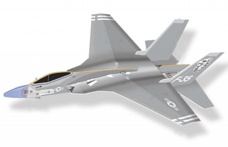 

Самолет LYONAEEC Large Power Fighter "F-35 Lightning II", 45.5 см, серый (01102), Large Power Fighter "F-35 Lightning II"