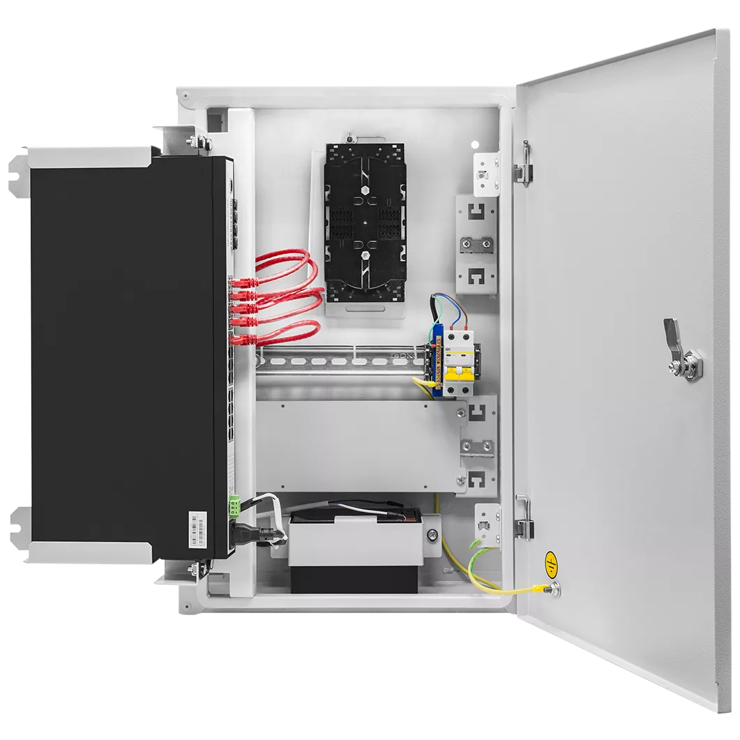 Шкаф настенный для узлов доступа 600x400x200, серый, в сборе, SNR RT-серия без блока питания SNR-TWC-604020-RT-IP30 (SNR-TWC-604020-RT-IP30)