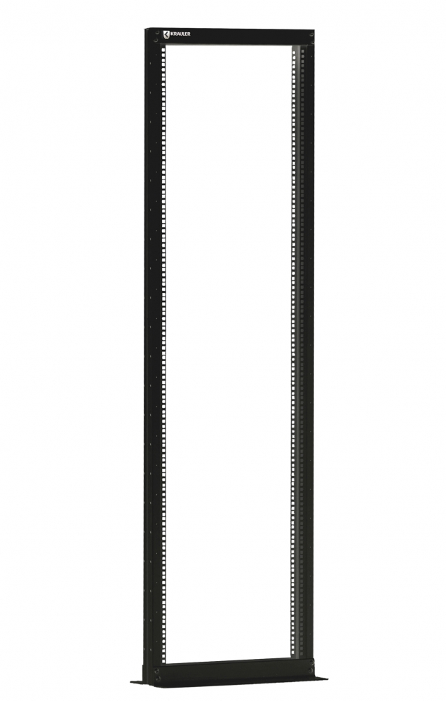 

Стойка открытая однорамная без роликов KRAULER KRR-142 (42U, 543x280x1997mm), черная, Черный, KRR-1