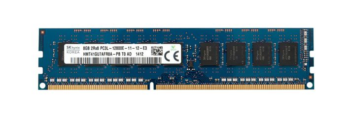 

Память DDR3L DIMM 8Gb, 1600MHz, CL11, 1.35V, Dual Rank, ECC, Hynix (HMT41GU7AFR8A-PB)