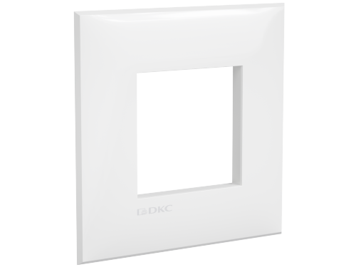 Рамка DKC ARTLEBEDEV Avanti, горизонтальная и вертикальная, 1-пост, 2-модуля, белый (4400902)