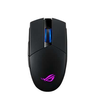 Мышь беспроводная ASUS ROG Strix Impact II Wireless, 16000dpi, оптическая светодиодная, Wireless, USB, черный (90MP01P0-BMUA00)