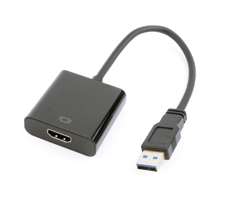 Видеоадаптер (конвертер) USB 3.0-HDMI , Cablexpert (A-USB3-HDMI-02) - фото 1