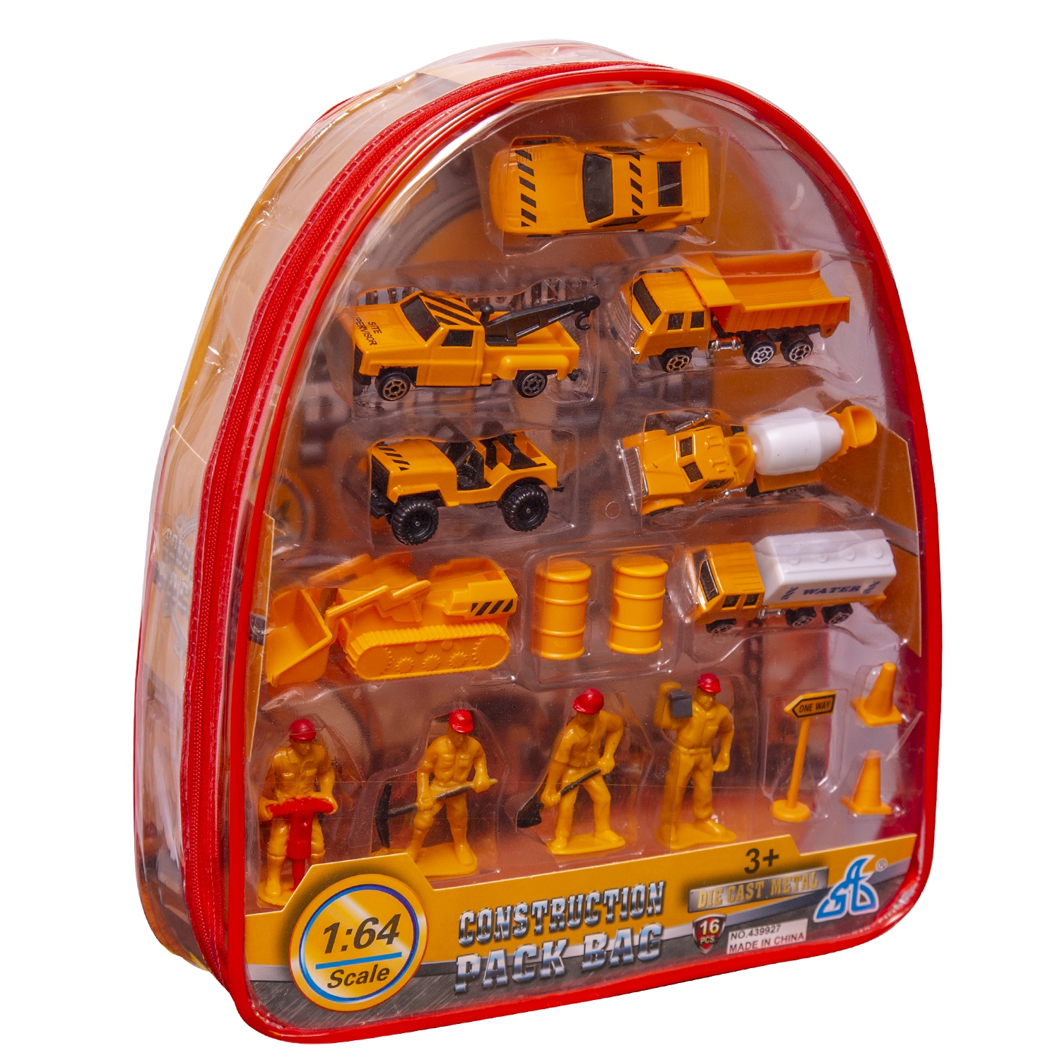 

Игровой набор Handers Строительная бригада", 3-7 см, оранжевый (HAC1607-008), Строительная бригада"