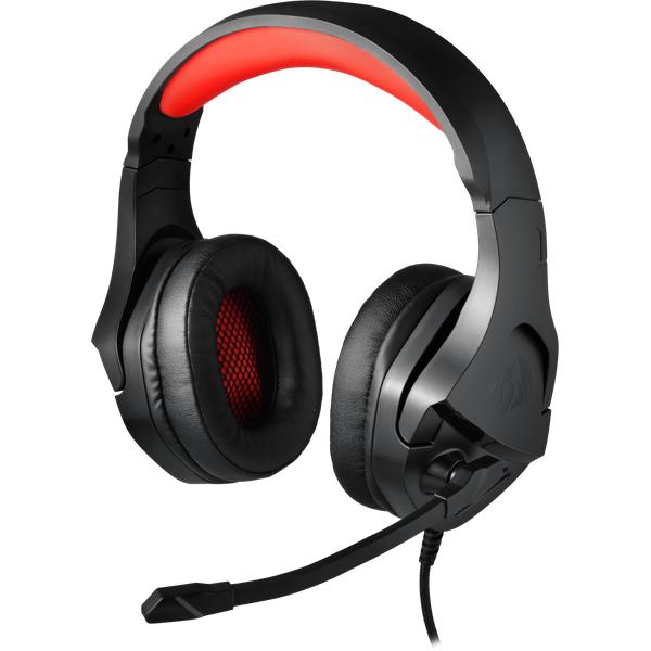 

Гарнитура Redragon THESEUS, USB, черный/красный (77777), THESEUS