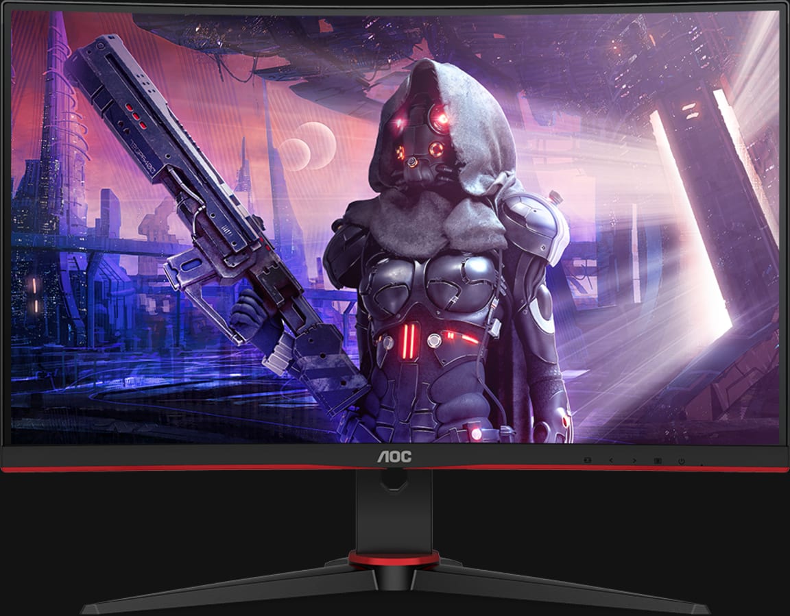 Монитор 23.6" AOC Gaming C24G2AE черный/красный