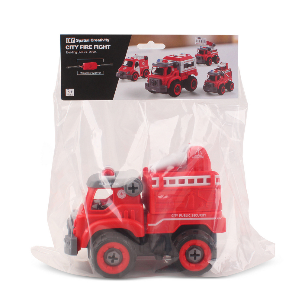 

Игровой набор Lei Meng "Пожарная машина", отвёртка, звук, красный (LM8032-SC-P), "Пожарная машина"