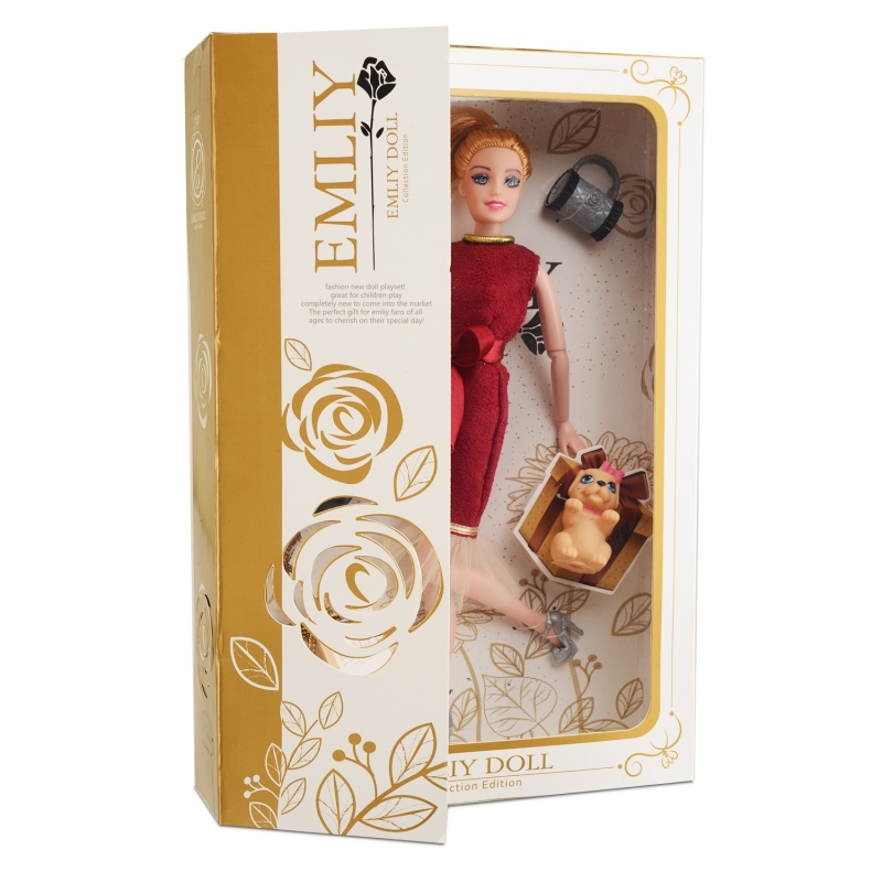 

Кукла QIAN JIA TOYS "Бордо: Девушка со щеночком", 28 см (HP1110871), "Бордо: Девушка со щеночком"