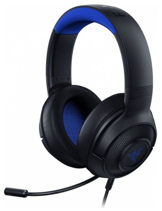 

Проводная гарнитура Razer Kraken X for Console, Jack 3.5mm, черный/синий (RZ04-02890200-R3M1), Kraken X for Console