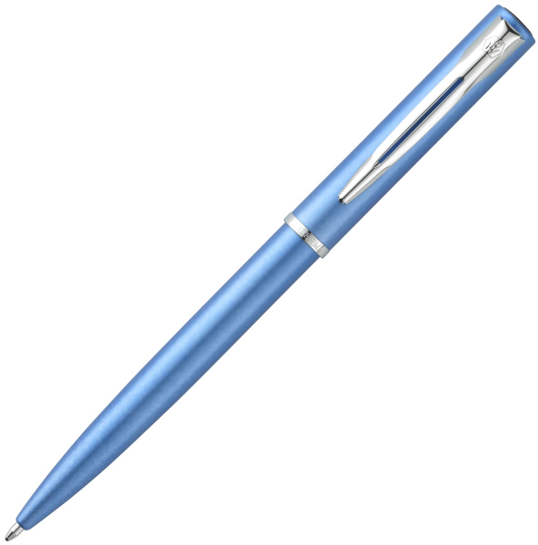

Ручка шариковая автомат Waterman Graduate Allure Blue CT, синий, лак, латунь, подарочная упаковка (2068191), Graduate Allure Blue CT