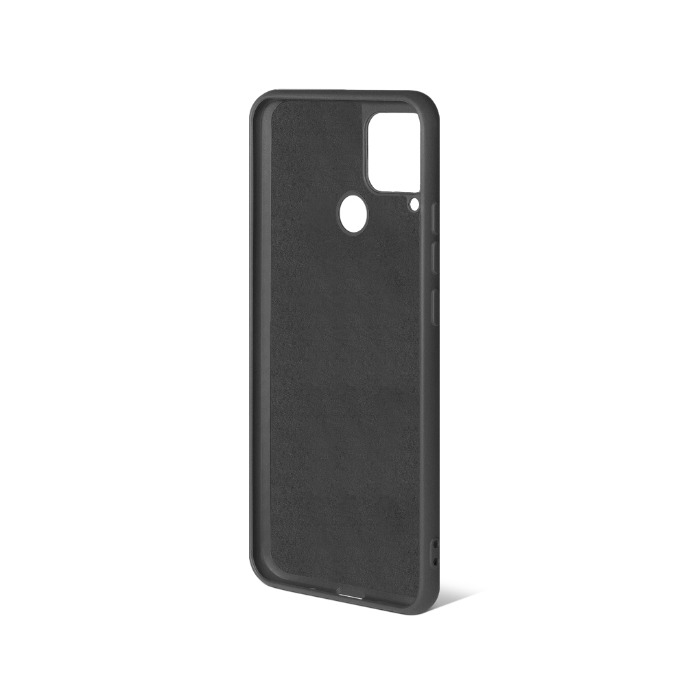 

Чехол-накладка DF для смартфона Realme C15, силикон, микрофибра, черный (rmOriginal-06)