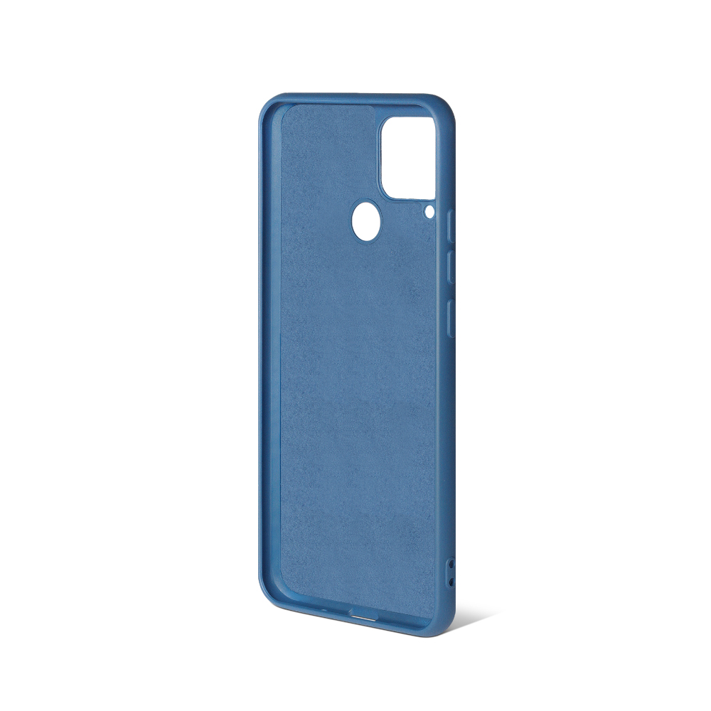 

Чехол-накладка DF для смартфона Realme C15 , силикон, микрофибра, синий (rmOriginal-06)