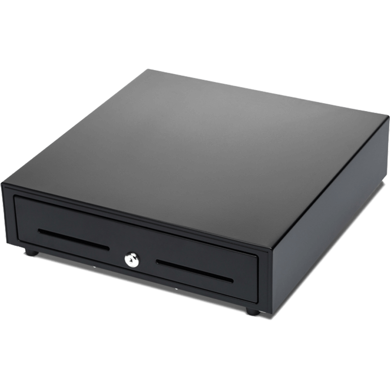 

Денежный ящик PAYTOR HT-410S, металл, черный, электромеханический, ячеек купюры/монеты: 5шт./8шт., распиновка: АТОЛ, HT-410S