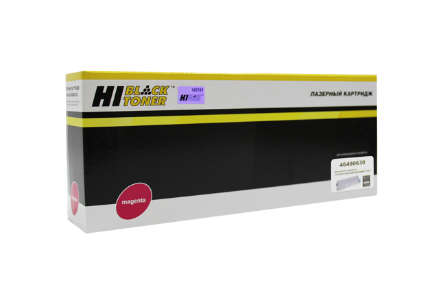 

Картридж лазерный Hi-Black HB-46490630 (46490630), пурпурный, 6000 страниц, совместимый для OKI C532/C542/MC573/MC563