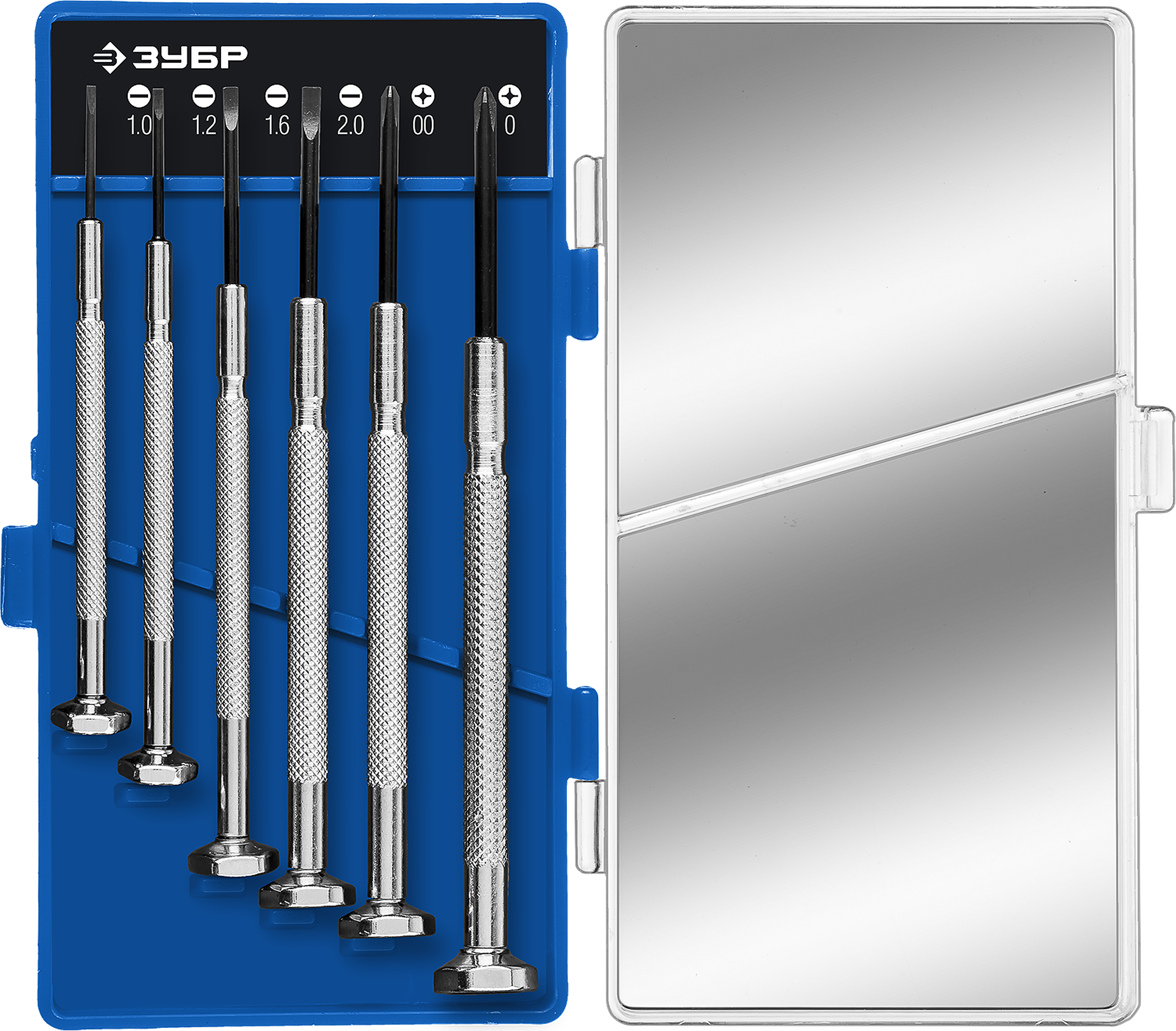 Набор отверток для точных работ, предметов в наборе:6 шт. ЗУБР 25666