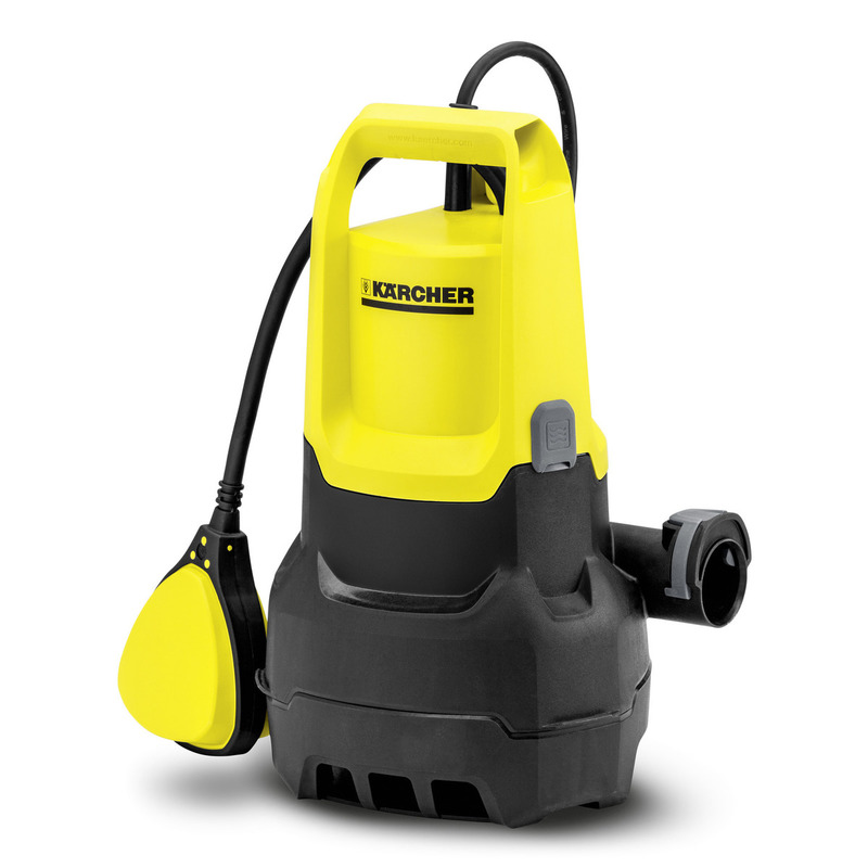 

Электрический водяной насос Karcher Dirt SP 3, 350Вт, погружной, дренажный, производительность 7 м³/час, глубина погружения 7м, 4.23кг (1.645-502.0), SP 3