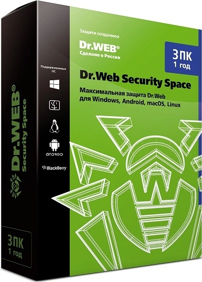 Антивирус Dr.Web Security Space, подписка