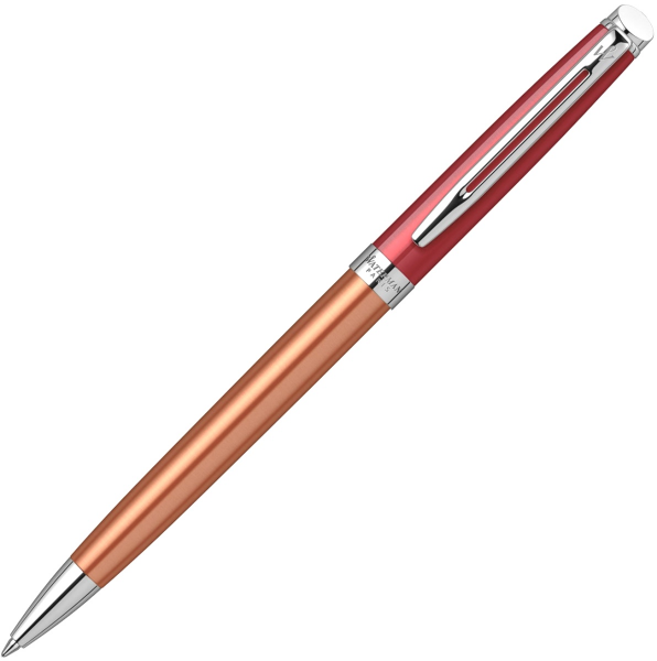

Ручка шариковая автомат Waterman Hemisphere 2020 Sunset Orange CT, синий, ювелирная латунь, подарочная упаковка (2118236), Hemisphere 2020 Sunset Orange CT