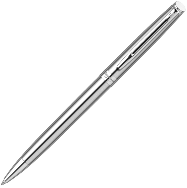 

Ручка шариковая автомат Waterman Hemisphere Stainless Steel CT, синий, нержавеющая сталь, подарочная упаковка (S0920470), Hemisphere Stainless Steel CT