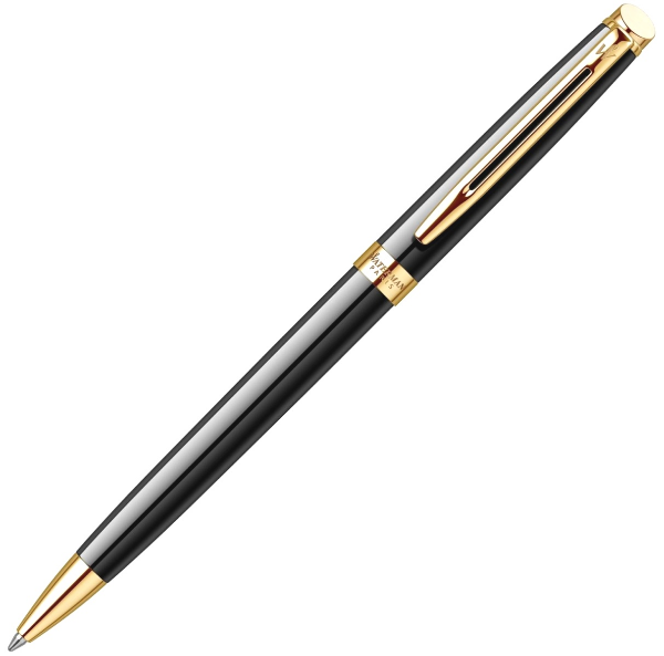 

Ручка шариковая автомат Waterman Hemisphere Mars Black GT, синий, лак, латунь, подарочная упаковка (S0920670), Hemisphere Mars Black GT
