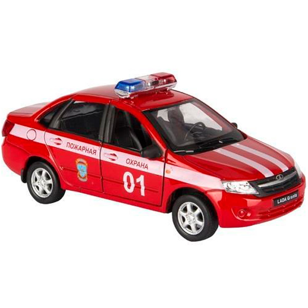 

Автомобиль Welly "LADA Granta ПОЖАРНАЯ ОХРАНА", красный (43657FS), "LADA Granta ПОЖАРНАЯ ОХРАНА"