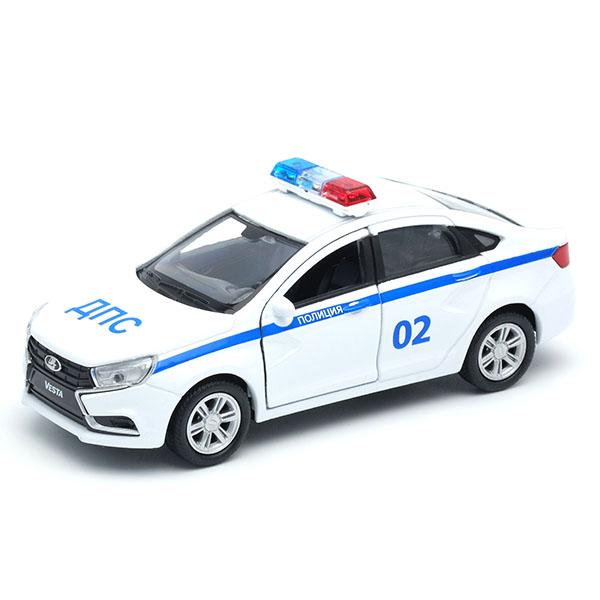

Автомобиль Welly "LADA VESTA Полиция ДПС", белый (43727PB), "LADA VESTA Полиция ДПС"