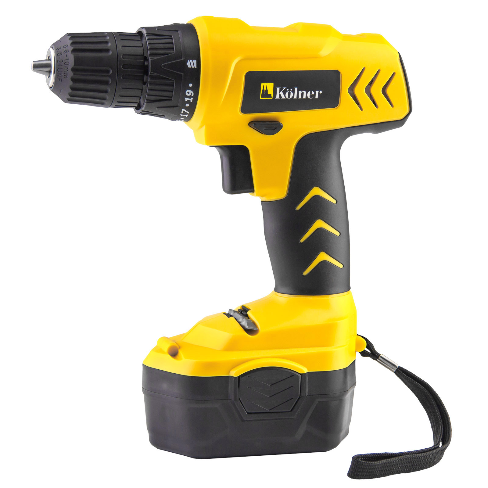 

Шуруповерт Kolner KCD 14,4МА, аккумуляторный, 15 Н·м, 550 об/мин, 14.4V, 1.2 А·ч, Ni-Cd, быстрозажимной патрон, кейс, 1.4кг, KCD 14,4МА