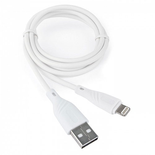 Кабель USB-Lightning 8-pin, 1 м, белый Cablexpert Classic 0.1