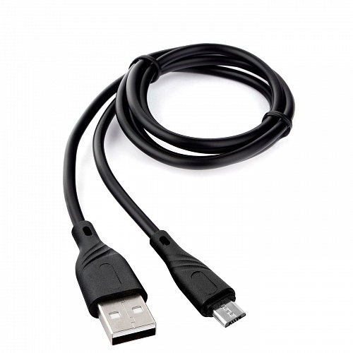 

Кабель USB-Micro USB, 2.4A, 1м, черный Cablexpert Classic 0.1 (CCB-mUSB2-AMBMO1-1MB)