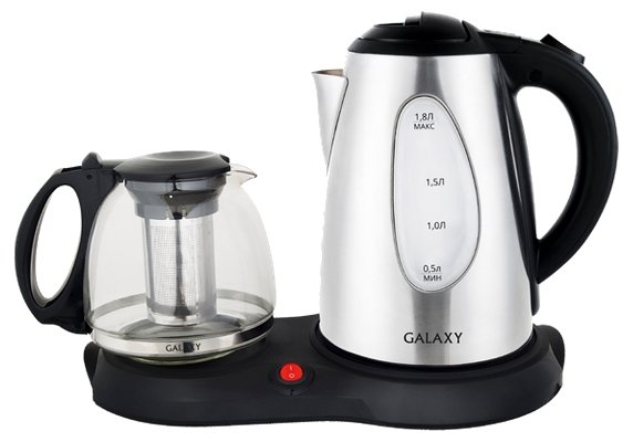 

Чайник Galaxy GL0403 1.8л. 2220Вт, закрытая спираль, сталь, серебристый (GL 0403), GL0403